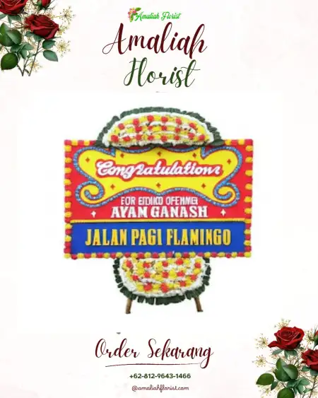 Sewa Papan Bunga Kalimanah